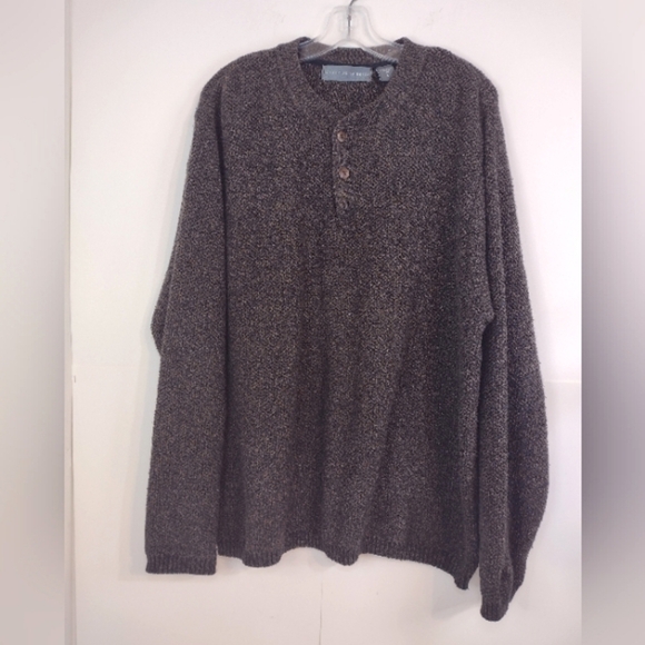 Oscar de la Renta men's  forest green sweater size (L) - Picture 1 of 10